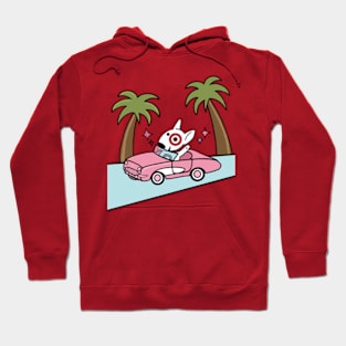 Pink Cadillac Bullseye Dog Team Member Hoodie